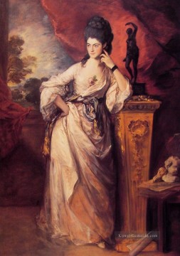 Lady Ligonier Porträt Thomas Gains Ölgemälde